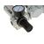 Close-up of Geko G03160 air pressure regulator