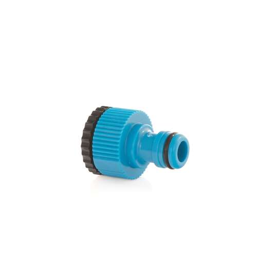 Geko 1/2 inch hose connector, blue, for garden watering