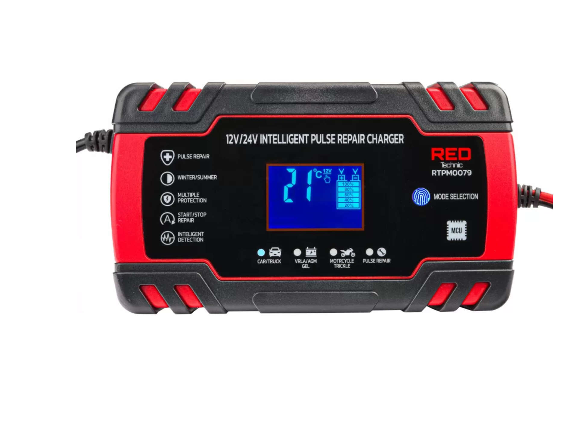 Ładowarka mikroprocesorowa 12V/24V 8A RTPM0079