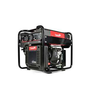 Tvardy 3kW Inverter Generator, red and black, angled view - Generator