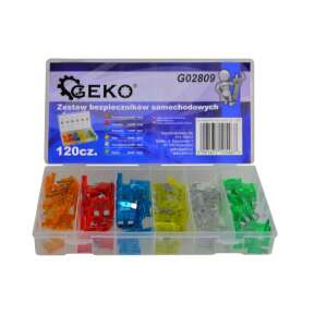 Geko car fuse set 120 pieces, G02809 - Car electronic