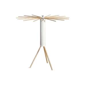 Fából készült ruhaszárító állvány 16 rúddal, összecsukható, 360 fokos forgatással, UV védelemmel, beltéri és kültéri használatra - Ruhaszárító
