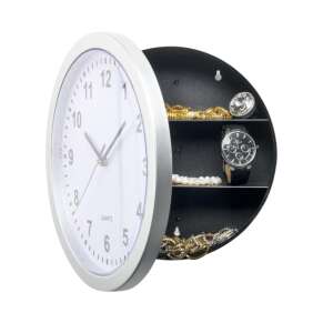 Hidden safe clock, secret compartment, wall clock, jewelry storage, money safe, key safe, 25cm diameter - Nonbrand Security Safe