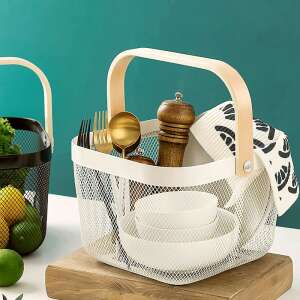 White Fruit Basket 102723066 - Fruit basket