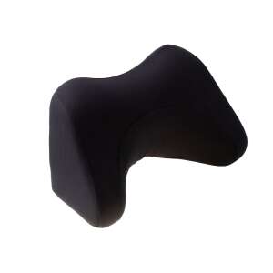 Memory foam headrest pillow for car seat, size M, black, comfortable, adjustable, supports head, prevents head from falling, for adults and children - Babies & Toddler