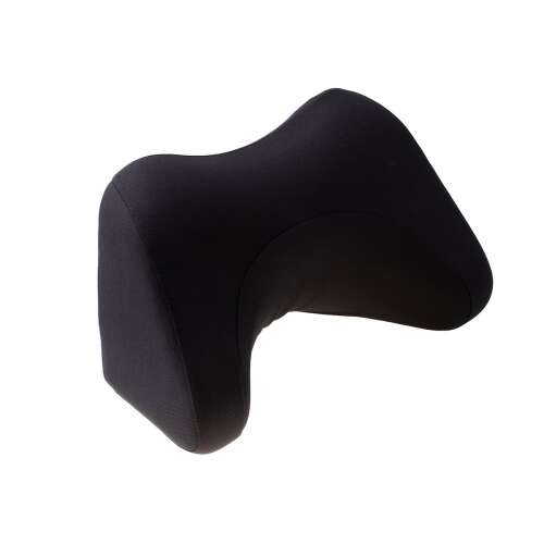 Memory foam headrest pillow for car seat, size M, black, comfortable, adjustable, supports head, prevents head from falling, for adults and children