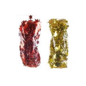 Christmas garland with stars, 5 M, red 102723696 - Interior design