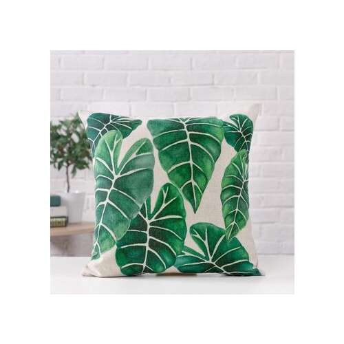 Boho Decor Pillowcase Palm Leaf 102723766