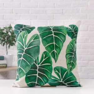 Boho dekor poťah na vankúš palmový list 102723766 - Posteľná bielizeň