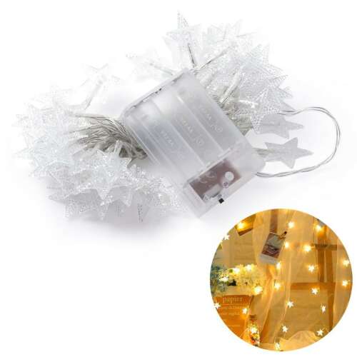 Garland, LED Star String Lights, 5m