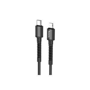 Cablu HOCO X71 USB-C la Lightning, 20W, Negru - Cabluri Lightning