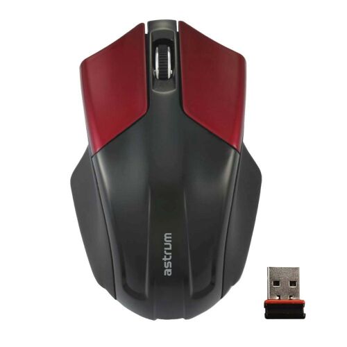 Astrum Aero Laser MW300 Vezeték nélküli Egér - Piros-Fekete