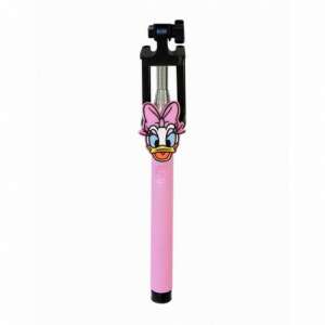 Disney Daisy Selfie Stick, rosa, 3,5 mm Klinkenstecker, Selfie-Stick für Handy, Selfie-Stick mit Daisy-Design - Selfie-Sticks