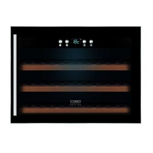 CASO WineSafe 18 Bottle Wine Cooler with Wooden Shelves - Wine Cooler