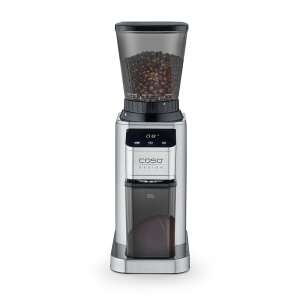 Caso Germany BaristaChef electric coffee grinder, stainless steel, 250g bean hopper, 48 grind settings, digital display - Coffee Grinder