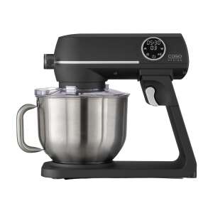 Caso Germany KM1800-E kitchen robot, black, 6 liter capacity, 10 speed settings, LED display, touchscreen, timer, stopwatch, accessories included, aluminum - Kitchen Machine