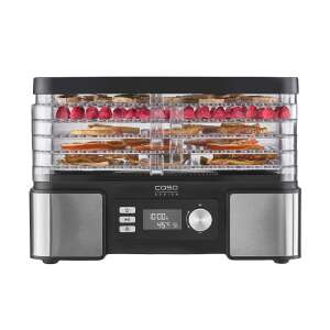Deshidratator de alimente Caso Germany DH450 cu 5 tăvi, panou de control digital, cronometru și control al temperaturii - Caso