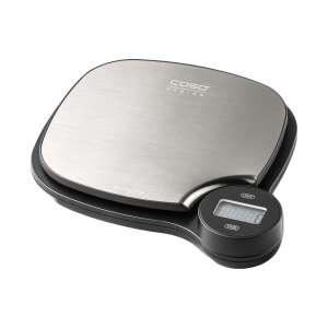 Caso Germany EcoMaster digital kitchen scale, stainless steel, silver, 5kg capacity - Kitchen Scale