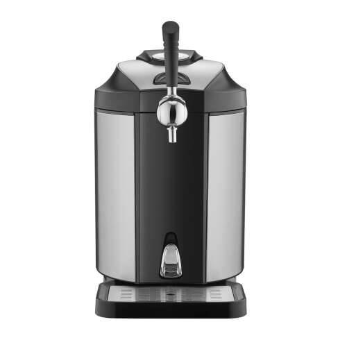 Caso Germany BeerMaster, 5 liter capacity, adjustable temperature 2°C - 12°C, drip tray, drain tray, universal adapter, with CO2 cartridges, easy to clean