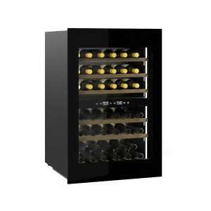 Caso Germany WineDeluxe WD 41 kétajtós borhűtő, fekete, 41 palackos kapacitás - Borhűtő