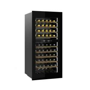 Caso Germany WineDeluxe WD 60 beépített borhűtő, fekete, 60 palack, dupla zónás, app vezérlés - Borhűtő