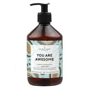 Сапун за ръце The Gift Label, You Are Awesome, нотки на кумкуат и бурбонска ванилия, веган, без сулфати и оцветители, 500 ml 102725580