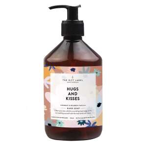 The Gift Label Hugs and Kisses Hand Soap, Kumquat & Bourbon Vanilla, Vegan, Sulfate & Dye Free, 500ml - Beauty & Health