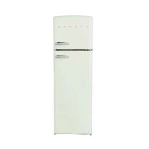 CREATE Retro refrigerator, 246 liters, pastel green - Top freezer refrigerator