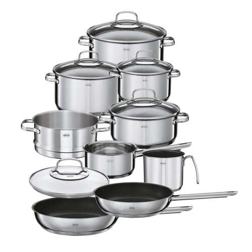 Fedős Edénykészlet, rozsdamentes acél, 14 db, Rosle, Elegance 2