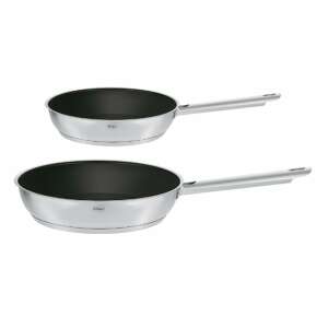 Zestaw 2 patelni ze stali nierdzewnej Rösle Elegance, 20 cm i 28 cm, powłoka nieprzywierająca, kompatybilny z indukcją - Rösle