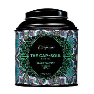 The Cap Soul Original Fine Tea Fekete tea menta 100g dobozban - The Cap Soul