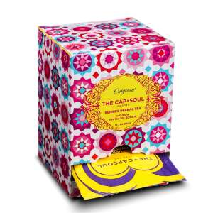 The Cap Soul bogyó tea, Berries Herbal Tea Pyramids, antioxidáns, gazdag vitaminokban, 15 tasak, 100%-ban természetes összetevők 102726165 - The Cap Soul