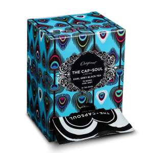 The Cap Soul Earl Grey Blue Flower fekete tea, 15 tasak, piramis alakú teafilterek, eredeti csomagolás - The Cap Soul