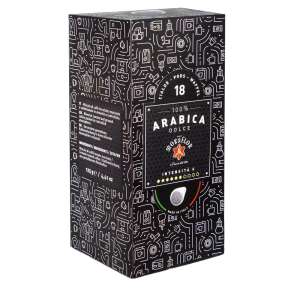 Mokaflor Dolce Arabica 100% Arabica coffee pods, 18 pods - Food & Drink