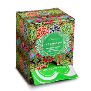 The Cap-Soul Original Fine Tea Cea verde mediteraneană, 15 pliculețe, cutie cu pliculețe de ceai - Ceai verde și alb