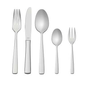 Set de tacâmuri Rösle Elegance, 30 de piese, include 6 furculițe, 6 cuțite, 6 linguri, 6 furculițe de desert și 6 lingurițe de ceai - Seturi de tacâmuri