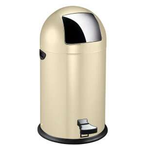 EKO Kickcan pedal bin, 33 liter, stainless steel, cream - Eko