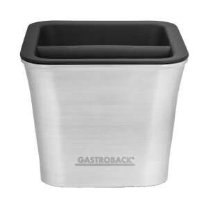 Gastroback Barista Coffee Box, 1.5 liter coffee grounds container, stainless steel, easy to clean, dishwasher safe - Gastroback