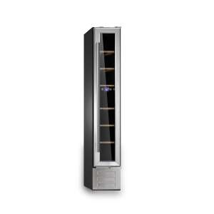 Cavist wine cooler, 7 bottle capacity, black and stainless steel finish - Wine Cooler