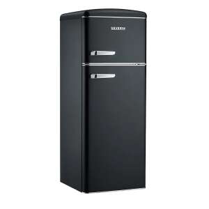 Severin Retro refrigerator, black, 208 liters, 44 liters freezer - Top freezer refrigerator