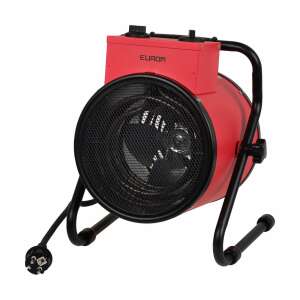Eurom EK3000 electric fan heater for garage and workshop, red - Space Heater