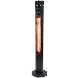 Eurom Q-Tower 2000 RCD electric patio heater, black, with remote control - Space Heater