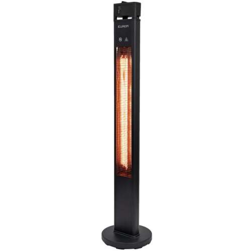 Eurom Q-Tower 2000 RCD electric patio heater, black, with remote control