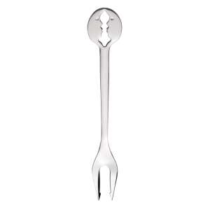 Casa Bugatti Kiss mini fork, stainless steel, silver, gift idea - Cutlery