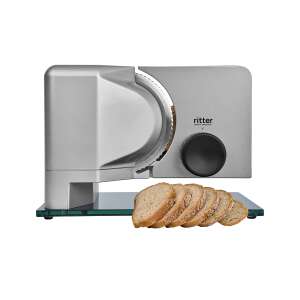 Ritter Germany Sinus 2 elektromos szeletelő, állítható vastagság, kenyér, sajt, kolbász, hús, biztonsági rendszer, eco - Szeletelő gép
