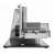Ritter Germany Sinus 5 electric food slicer, side view, showing the blade, carriage, and food tray