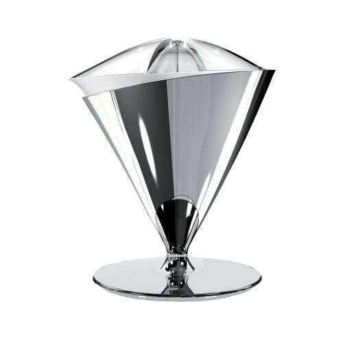 Casa Bugatti Vita facsaró, elektromos citrusprés, króm kivitel, 0,6 literes kapacitás, 90-95 ford./perc, könnyen dönthető és önthető, kivehető csésze