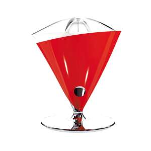 Casa Bugatti Vita facsaró, piros elektromos citrusprés, 0,6 literes kapacitás, 90-95 fordulat percenként, könnyen dönthető és önthető, kivehető csésze, fényes felület - Kézi aprító, Kézi mixer, Gyümölcscentrifuga és préselő és Elektromos tésztagép