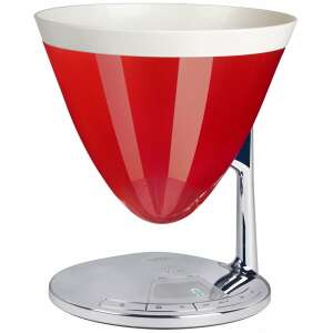Casa Bugatti Uma kitchen scale with timer, red, 3 kg capacity, removable bowl, 90 minutes timer - Kitchen Scale