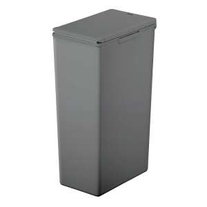 EKO Morandi Touch 40L modular waste bin, grey, compact design, silent lid opening and closing - Furniture